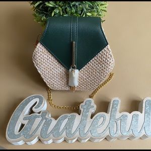 Nice purse. Green leather cover